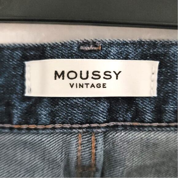 Moussy Vintage Saab Raw Hem Distressed Skinny Ankle Jeans - Picture 3 of 7
